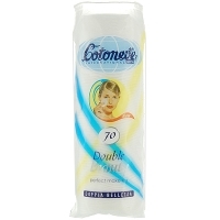 Диски ватные двусторонние "Cotoneve Double beauty", 70 шт артикул 7094a.