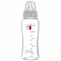 Бутылочка для кормления "Pigeon" с узким горлом, от 4 месяцев 250 мл артикул 7145a.