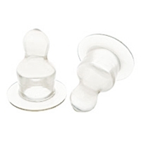 Набор силиконовых сосок "Мир детства", ортодонтические, от 6 месяцев, 2 шт 12020 артикул 7178a.