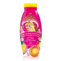 Детское средство для купания Принцесса "Персиковый водопад" 2 в 1, 400 мл артикул 7056a.