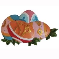 Пасхальное украшение на магнитном креплении "Пасхальные яйца" 16343 артикул 7278a.